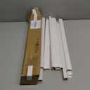 Delamu Cord Hider, 157in Wire Covers for Cords on Wall, Premium Cable Hider Cord Covers for Wires, Cable Management Wire Hiders for TV, Cable Raceway Kit, W0.95 H0.55in, White