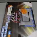 Basketball Mini Hoop Indoor Boys Gifts for Kids Adults, Door Room Mini Hoop with Balls, Basketball Accessories for Teen Boy Gifts, Blue