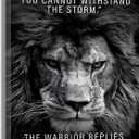 Framed Inspiring Lion Canvas Wall Art, 16x24in