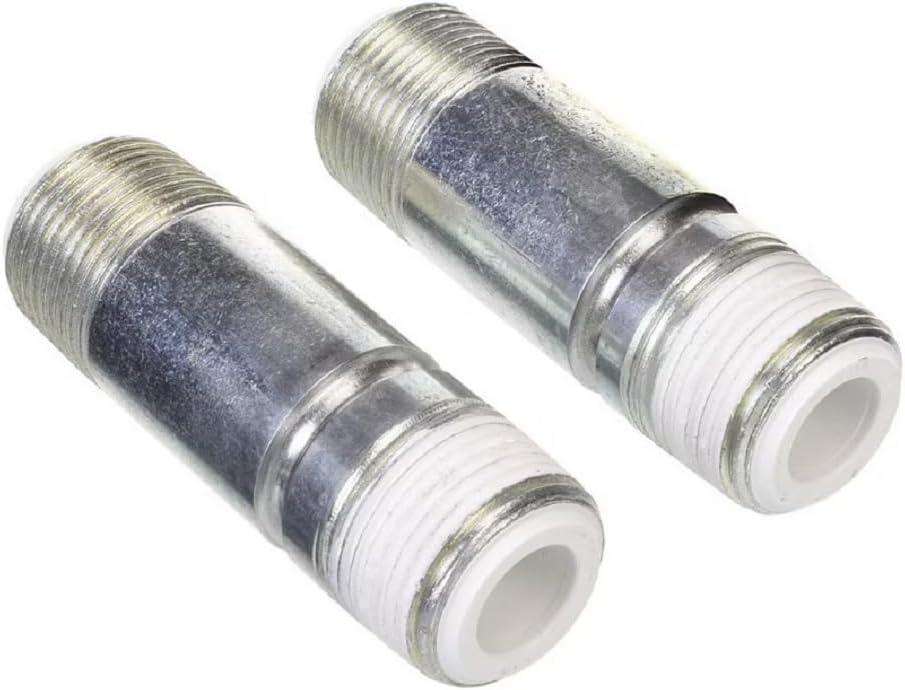 Rheem UV12992 Heat Trap Nipples with 3/4-Inch NPT and 3-Inch Length, Silver, Small, 2 Count (Pack of 1)
