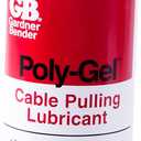 Gardner Bender 79-201 Poly-Gel Cable-Pulling Lubricant, 28 - 200F, Dries Clear, Conduit & Fiber-Optic Cable Insulation, Squeeze Bottle, Blue