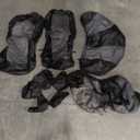 Sandfren Car Seat Cover Full Set, Comfortable Breathable 5D Mesh Fabric Vehicle Seat Cover, Airbag Compatible Automotive Interior Chair Protecter, Universal for SUV Sedan Truck,21.26 x 20.47 x 25.20 inches