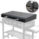 Griddle Lid Back-hinged Design for 36" Blackstone Griddle, Nexgrill, Member Mark Griddle and Other 36'' griddles, Hard Cover Hood with Handle for 36 Inch Blackstone Table Top Griddles
