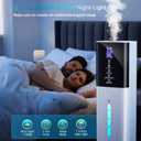 Humidifiers Large Room Bedroom with 7 Colors Light,Honovos 8L 2.1Gal Quiet Ultrasonic Cool Mist Topfill Humidifier with 360 Nozzle 3 Speed Humidistat Essential Oil Tray for Baby Home Plant Yoga Sleep