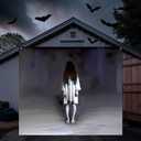 Large Halloween Scary Garage Door Cover Banner Halloween Garage Door Decorations Backdrop Wall Background Party Decorations for Home Outdoor Holiday Wall Decor(7x8ft,Ghost)