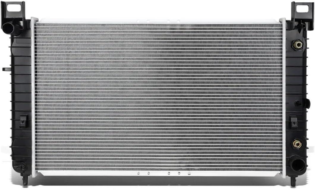Engine Coolant Radiator with Transmission Oil Cooler Compatible with Chevrolet Silverado, Tahoe & GMC Sierra 1500 2500, Yukon, Automatic Transmission, 28-1/4" Width Only, Replace# 52484047