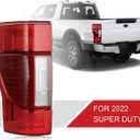 LED Tail Lights w/Blind Spot Module NOT Included Compatible with 2020 2021 2022 Ford F250 F350 F450 Super Duty TailLight Rear Brake Lamp Signal Assembly Left Driver Side FO2800282 LH 20-22