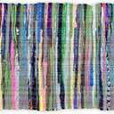 DII Chindi Home Collection Handwoven Multicolor Area Rag Run, 4x6 (Various Colors)