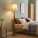 LALISU Wood Floor Lamp for Living Room,Farmhouse Standing Lamp Remote, 
Product Dimensions	15.55"D x 6.2"W x 13"H
Item Weight	2.3 pounds