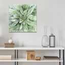 PBXBJY Sage Green Wall Decor Plant Canvas Prints Watercolor Floral Poster Wildflower Picture Botanical Painting Modern Farmhouse Bathroom Kitchen Decor (24.00" x 24.00")
