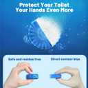 Bathroom Toilet Tank Cleaner, Toilet Cleaning Tablets Fast-Dissolving, Automatic Toilet Bowl Cleaner Tablets, Blue, 20 Count, Toilet Bowl Cleaner Tablet