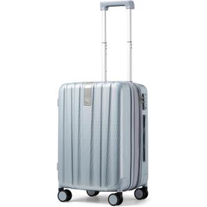 Hanke 20 Inch Expandable Carry on Luggage 22x14x9 Airline Approved, 20 Inch EXT, Grey