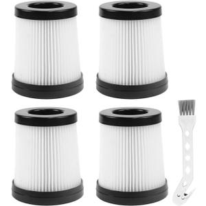 FSV001 Replacement Filter Compatiable with Fabuletta FSV001, FSV101, Girnoor G160 and G165 Afoddon A38 Cordless Stick Vacuum Cleaners Series 4 Pack