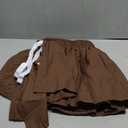 Wrap Around Dust Ruffle Bed Skirt - Brown - for Queen Size Beds with 15 Inch Drop - Easy Fit Elastic Strap - Adjustable Pleated Bedskirt w/Brushed Fabric - Wrinkle Free - for Women, Men, Kids & Teens