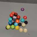 1-31 Magnetic Numbers Colored Glass Calendar Magnets for Whiteboard Dry Erase Board Fridge Schedule Refrigerator(Dark Color,1.38",Numbered)