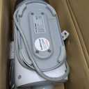 Dog Grooming Vacuum & Blow Dryer : 16000Pa Hair Suction, Dog Clipper, High Velocity Dog Blower with Heater, 8 Pet Grooming Vacuum kit, Gray