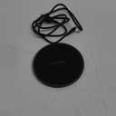 Wireless Charger Compatible with iPhone 16 15 14 13 12 11 Pro Max/Mini/Plus/XR/X/8, 15W Max Fast Wireless Charging Pad Mat for Samsung Galaxy S23/S22/S21/S20/S10, Galaxy Buds (Black)