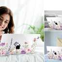 DONGKE Compatible with M5 MacBook Air 15 inch Case 2026 2025-2023 A3448 A3241 A3114 A2941 M4 M3 M2 Liquid Retina Display Touch ID, Protective Hard Shell Cover & Keyboard Skin - Butterfly Floral