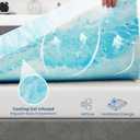 IULULU Mattress Topper King Size, 4 Inch Gel Memory Foam Bed Topper | Topper for Twin Bed, Soft Comfy Breathable for Sleeper, CertiPUR-US Certified