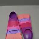 Kids Short Swim Fins, Lap Training Flippers for Pool Youth Beginners, Size EU 30-32