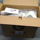 Monhey Office Chair Ergonomic Desk Chair with Lumbar Support&Headrest&Flip-up Arms Height Adjustable Rocking Swivel High Back Computer Chair Warm Taupe Mesh Study Chair (02White+Grey)