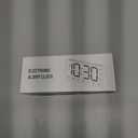 GOLOZA Digital Alarm Clocks for Bedrooms, Digital Clock with 4 Level Brightness +Off, Dual Customizable Alarms, USB Port, Power-Off Memory, Snooze, DST, 12/24H, Desk Clock for Kids Adults Elderly (Manual Time Sync, Daisy White)