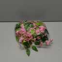 Crowye 10 Pcs 7.2ft/pcs Artificial Flowers Wisteria Garland Artificial Wisteria Vine Hanging Flower Decorations Flower Vines for Outdoor Wedding Wall Arch Party Backdrop Floral Decor (Pink)