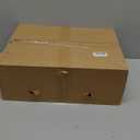 GENRICE Wooden Silverware Chest without Silverware Double-layer, Silverware Box Storage for Silver, Silverware Case with Handle and Felt Lined, Flatware Chest for 12 or 16 or more sets of Utensils