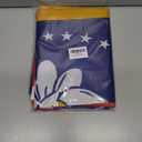 Embroidery Double Sided New Mississippi Republic Sates Flag 3x5 FT Outdoor- 340D Heavy Duty Missippi MS Flags Canvas Header with 2 Brass Grommets Easy to Rising