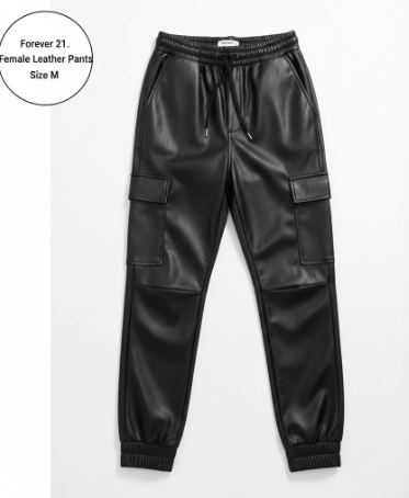 Forever 21. Female Leather Pants Size M