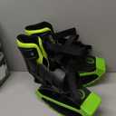 New Bounce Jumping Shoes - Kangaroo Jumping Shoes for Kids - Exercise Moon Shoes - Bouncy Shoes for Ages 8-12 - Size 1-6 (32-38 EU) (Green)