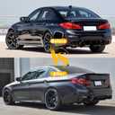 KHK G30 Trunk Spoiler, Gloss Black Car Rear Trunk Tail Spoiler, Rear Wing Spoiler Fits for 2017-2023 BMW 5-Series G30 520i 530i 540i / F90 M5 Sedan