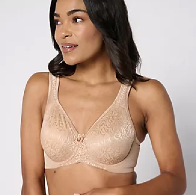 Breezies Natural Curves Seamless Wirefree Contour Bra 44C