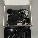 Moman Motorcycle Helmet Headset Speaker, RS-S Motorbike Helmet Headphone HiFi/Noise Cancellation/Auto Answer/FM Radio/AI Voice/IPX6 Waterproof with 2 Type Mics Earphone for All Helmets and Solo Riding (1 Pack)