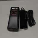 Tire Inflator Portable Air Compressor, 5X Faster Portable Air Pump for Car Tires with Powerful Battery, 180PSI Cordless Air Pump with Digital Pressure Gauge for Cars, Bike & Motorcycle Tires, Ball (Black)