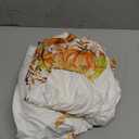 Preboun Fall Chair Covers Set of 6 Thanksgiving Dining Protector Stretch Removable Washable Autumn Pumpkin Sunflower Maple Leaves Slipcovers for Dining Hotel Party Wedding