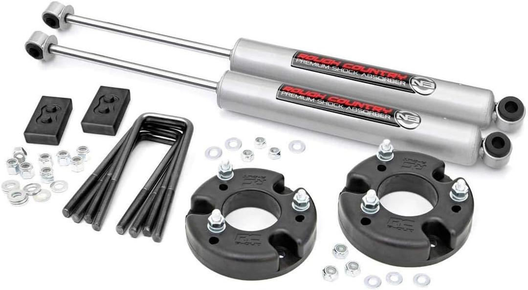 Rough Country 2" Leveling Lift Kit w/N3 Shocks for 2009-2020 Ford F-150-52230