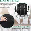 MATEIN Extra Large Travel Backpack, TSA Friendly 18.4 Inch Laptop Backpack, Anti Theft Flight Approved Business Work College Computer Backpack Big Bag for Women Men, Black