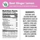 V8 Beet Ginger Lemon 100% Vegetable Juice, 46 fl oz Bottle (EXP 10/23/26)