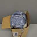 vamorry Lumbar Pillow for Sleeping, Lumbar Support Pillow for Bed for Back Pain Relief, Memory Foam Lower Back Pillow for Bed, Back Support Pillow for Side & Back Sleepers, Washable Cover (Blue)