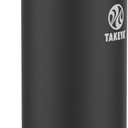 Takeya Originals 40 oz Vacuum Insulated Stainless Steel Water Bottle - Leakproof & BPA-Free Spout Lid - Keeps Drinks Cold 24 Hrs/Hot 12 Hrs - Double-Wall Design - Ideal for Active Lifestyles, Black
