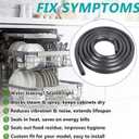 WD08X22095 Dishwasher Drum GasketFits GE/Hotpoint/Kenmore/Sears DishwashersReplacement Parts for AP5986342 WD08X20675 4322595 PS11721490 WD08X20591 EAP11721490