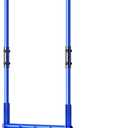 56'' Heavy Duty Broadfork for All the Soils, Unbreakable Design Pitchfork, 5 Sharp and Cambered 11'' Tines Bord Fork Garden Tool, Ergonomic Handles, Good Package, Easy Assembly, Blue