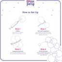 2 x Christmas Balloon Arch Kit with Gingerbread Man, Candy Cane, Peppermint Balloons - Red, Green, Gold Garland for Holiday Party Decorations