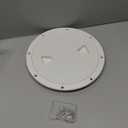 Landical 3 Pack Boat Hatch Circular Non Slip Inspection Hatch Boat Detachable Deck Hatch Cover with 18 Attached Screw Boat Parts for Marine Yacht RV Truck Vent Accessories