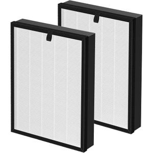 400 Air Purifier Replacement Filter Compatible with Puro 400 Air Purifier, 3-in-1 with Activated Carbon Filter Attach Pet Dander Smoke Pollen Dust, 2 Pack