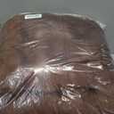 ELFJOY Rocking Chair Cushion Large Rocking Chair Pads with Ties Premium Tufted High Back and Seat Cushion 2 Piece Set Brown