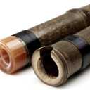 Shakuhachi 54cm Vertical Flute D Key Shakuhachi 5 Holes Bamboo Flute Woodwind Instrument (Classic)