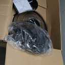 HOLMES 12" Table Fan, 75 Oscillation, 3 Speeds, 15 Adjustable Head Tilt, Ideal for Home, Bedroom or Office, Black