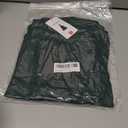 ZESICA Women's Long Sleeve Tops Mock Neck Ruched Tight Shirts 2026 Spring Trendy Outfits (Green, S)